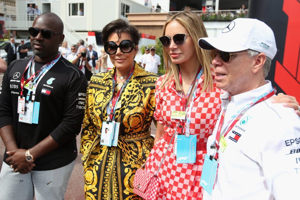 4 VIP peoples at the Monaco F1 Gr prix 